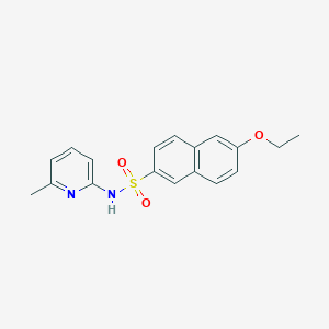 6-ethoxy-N-(6-methylpyridin-2-yl)naphthalene-2-sulfonamide