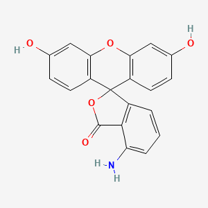 B1218586 Spiro(isobenzofuran-1(3H),9'-(9H)xanthen)-3-one, 4-amino-3',6'-dihydroxy- CAS No. 3326-33-8