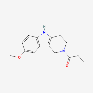 1-(8-methoxy-1,3,4,5-tetrahydro-2H-pyrido[4,3-b]indol-2-yl)propan-1-one