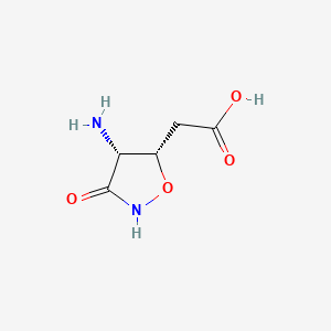 B1218601 4-Amino-5-carboxymethylisoxazolid-3-one CAS No. 2644-50-0