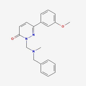 2-{[benzyl(methyl)amino]methyl}-6-(3-methoxyphenyl)pyridazin-3(2H)-one