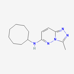 N-cyclooctyl-3-methyl[1,2,4]triazolo[4,3-b]pyridazin-6-amine