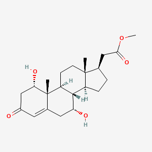 molecular formula C22H32O5 B1218619 Derivatire V CAS No. 58497-24-8