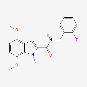 N-(2-fluorobenzyl)-4,7-dimethoxy-1-methyl-1H-indole-2-carboxamide