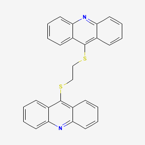 9-(2-Acridin-9-ylsulfanylethylsulfanyl)acridine