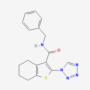 N-benzyl-2-(1H-tetrazol-1-yl)-4,5,6,7-tetrahydro-1-benzothiophene-3-carboxamide