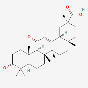 molecular formula C30H44O4 B1218648 3-氧甘草次酸 CAS No. 7020-50-0