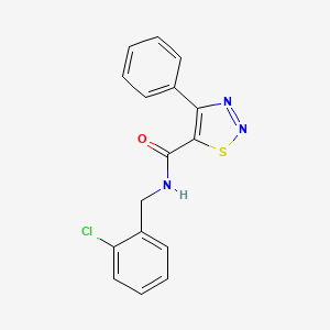 N-(2-chlorobenzyl)-4-phenyl-1,2,3-thiadiazole-5-carboxamide