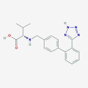 molecular formula C19H21N5O2 B121866 (S)-2-(((2'-(2H-四唑-5-基)-[1,1'-联苯]-4-基)甲基)氨基)-3-甲基丁酸 CAS No. 676129-92-3