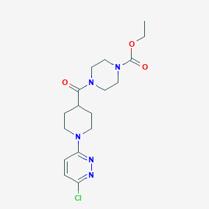 Ethyl 4-{[1-(6-chloropyridazin-3-yl)piperidin-4-yl]carbonyl}piperazine-1-carboxylate