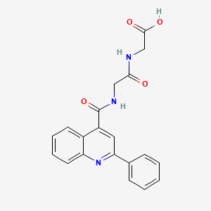 N-[(2-phenylquinolin-4-yl)carbonyl]glycylglycine