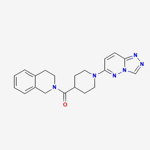 3,4-dihydroisoquinolin-2(1H)-yl[1-([1,2,4]triazolo[4,3-b]pyridazin-6-yl)piperidin-4-yl]methanone