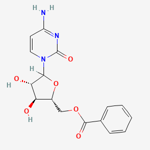 molecular formula C16H17N3O6 B1218676 1-(5-O-Benzoylpentofuranosyl)-4-imino-1,4-dihydropyrimidin-2-ol 