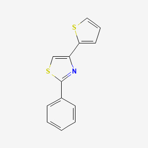 Thiazole, 2-phenyl-4-(2-thienyl)-