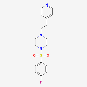 1-(4-Fluorobenzenesulfonyl)-4-[2-(pyridin-4-yl)ethyl]piperazine