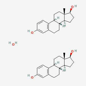 B1218696 Estradiol hemihydrate CAS No. 35380-71-3