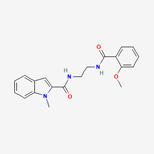 N-(2-{[(2-methoxyphenyl)carbonyl]amino}ethyl)-1-methyl-1H-indole-2-carboxamide