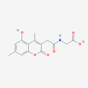 N-[(5-hydroxy-4,7-dimethyl-2-oxo-2H-chromen-3-yl)acetyl]glycine