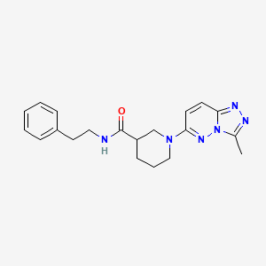 1-(3-methyl[1,2,4]triazolo[4,3-b]pyridazin-6-yl)-N-(2-phenylethyl)piperidine-3-carboxamide