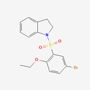 4-Bromo-1-ethoxy-2-(indolinylsulfonyl)benzene