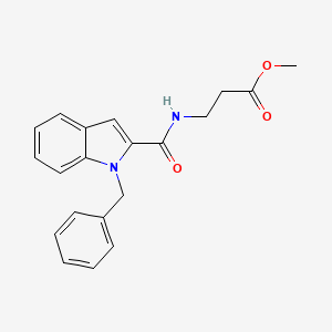 methyl N-[(1-benzyl-1H-indol-2-yl)carbonyl]-beta-alaninate