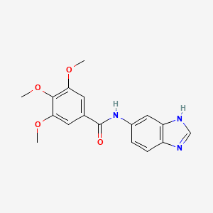 N-(1H-benzimidazol-5-yl)-3,4,5-trimethoxybenzamide