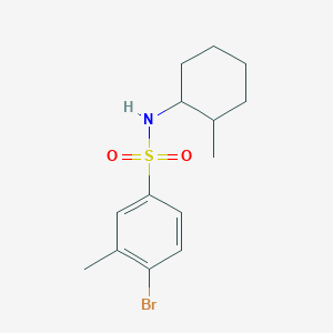 [(4-Bromo-3-methylphenyl)sulfonyl](2-methylcyclohexyl)amine