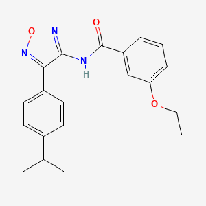 3-ethoxy-N-{4-[4-(propan-2-yl)phenyl]-1,2,5-oxadiazol-3-yl}benzamide