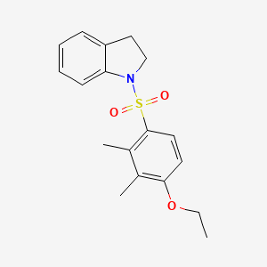 [(4-Ethoxy-2,3-dimethylphenyl)sulfonyl]indoline