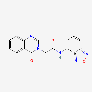 N~1~-(2,1,3-benzoxadiazol-4-yl)-2-[4-oxo-3(4H)-quinazolinyl]acetamide