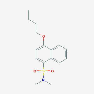 [(4-Butoxynaphthyl)sulfonyl]dimethylamine