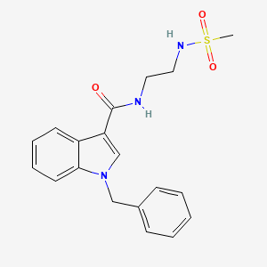 1-benzyl-N-{2-[(methylsulfonyl)amino]ethyl}-1H-indole-3-carboxamide