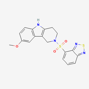 2-(2,1,3-benzothiadiazol-4-ylsulfonyl)-8-methoxy-2,3,4,5-tetrahydro-1H-pyrido[4,3-b]indole