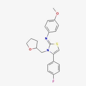 N-[(2Z)-4-(4-fluorophenyl)-3-(tetrahydrofuran-2-ylmethyl)-1,3-thiazol-2(3H)-ylidene]-4-methoxyaniline