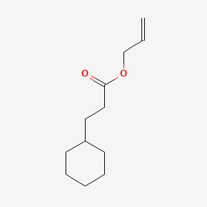 molecular formula C12H20O2 B1218758 环己基丙酸烯丙酯 CAS No. 2705-87-5