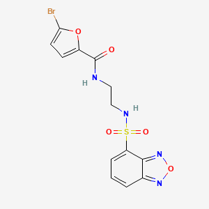 2-Furancarboxamide, N-[2-[(2,1,3-benzoxadiazol-4-ylsulfonyl)amino]ethyl]-5-bromo-