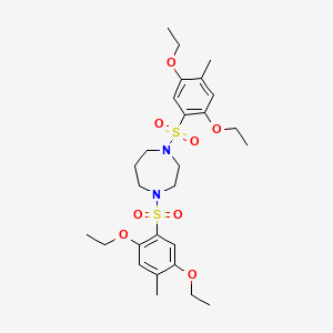 1,4-Bis(2,5-diethoxy-4-methylbenzenesulfonyl)-1,4-diazepane