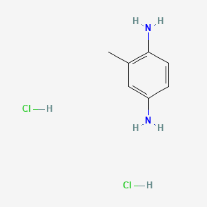 molecular formula C7H12Cl2N2 B1218784 2,5-二氨基甲苯二盐酸盐 CAS No. 615-45-2