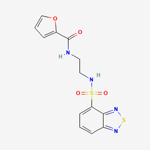 N-[2-(2lambda4,1,3-benzothiadiazole-4-sulfonamido)ethyl]furan-2-carboxamide