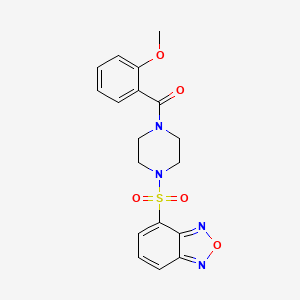 [4-(2,1,3-Benzoxadiazol-4-ylsulfonyl)piperazin-1-yl](2-methoxyphenyl)methanone