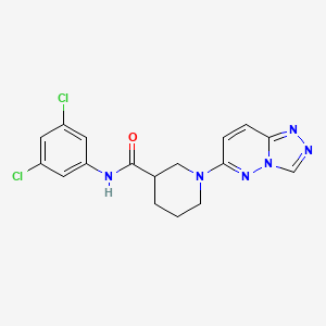 N-(3,5-dichlorophenyl)-1-([1,2,4]triazolo[4,3-b]pyridazin-6-yl)piperidine-3-carboxamide