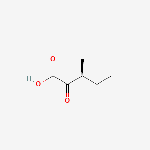 molecular formula C6H10O3 B1218809 (3S)-3-Methyl-2-oxopentanoic acid CAS No. 24809-08-3
