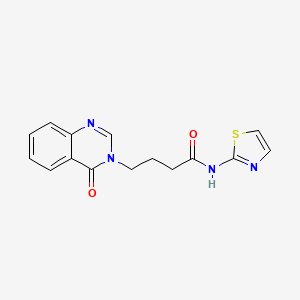 4-(4-oxoquinazolin-3(4H)-yl)-N-(1,3-thiazol-2-yl)butanamide