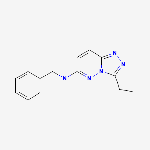 N-benzyl-3-ethyl-N-methyl[1,2,4]triazolo[4,3-b]pyridazin-6-amine