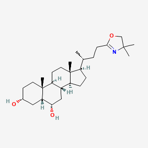 molecular formula C28H47NO3 B1218817 Hyodeoxyoxazoline CAS No. 95511-28-7