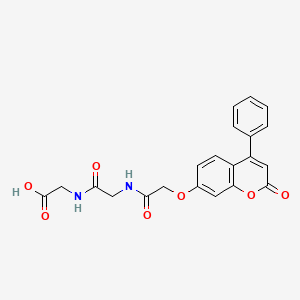 N-{[(2-oxo-4-phenyl-2H-chromen-7-yl)oxy]acetyl}glycylglycine