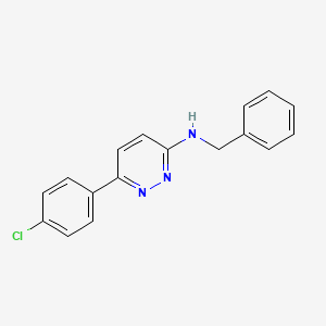 [6-(4-Chlorophenyl)pyridazin-3-yl]benzylamine