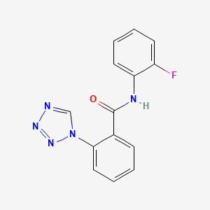 N-(2-fluorophenyl)-2-(1H-tetrazol-1-yl)benzamide