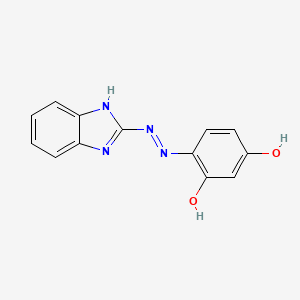 molecular formula C13H10N4O2 B1218822 2-(2',4'-Dihydroxyphenyl-1-azo)benzimidazole CAS No. 97420-55-8