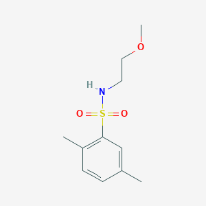 [(2,5-Dimethylphenyl)sulfonyl](2-methoxyethyl)amine